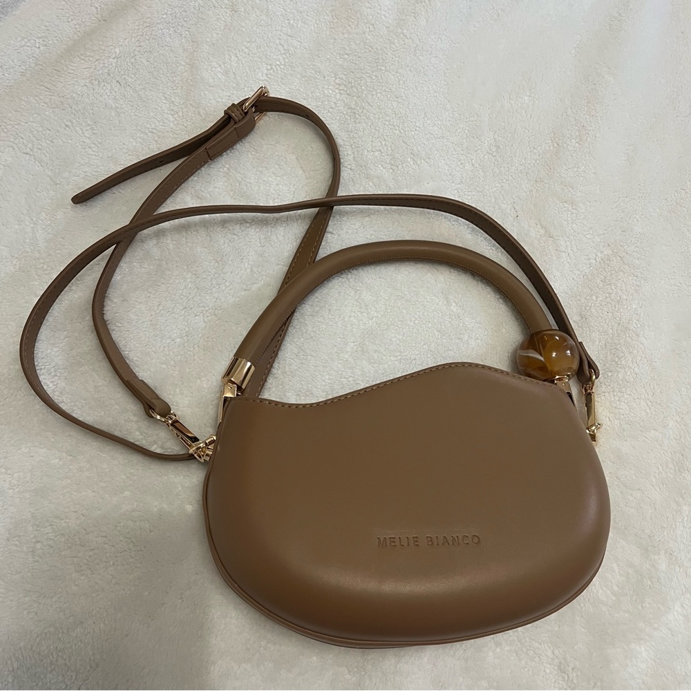 Melie Bianco Tan Crossbody Bag